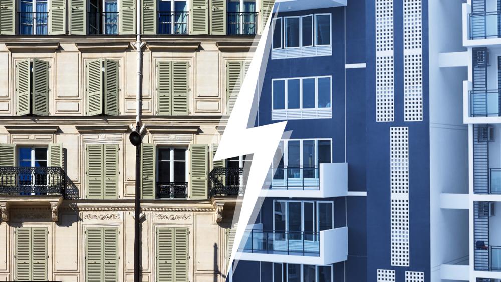 New vs old real estate comparison in Tunisia